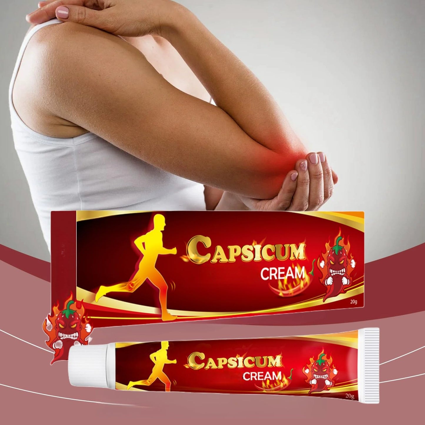 TONISABERY Chili Massage Cream|Chili Massage Gel|Chili Cream