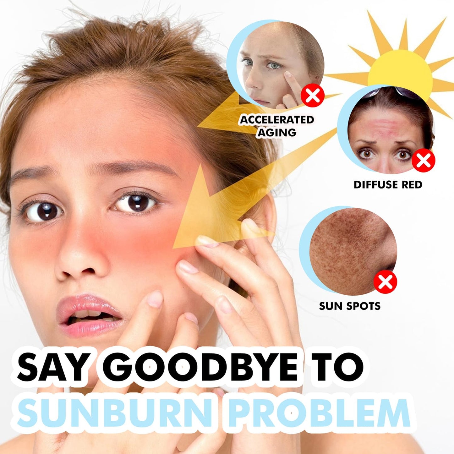 ISBEAUSOLS Centella Sun Stick SPF50+ PA+++ - Mineral Sunscreen SPF 50+ - Face Sun Cream SPF 50 Strong UV Sunblock Stick - Quick Soothing Lightweight Korean Sunscreen - Invisible S-unscreen S-tick for Face & Body