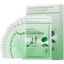 IREV Pack of 10 Centella Asiatica Calming Mask, Soothing Facial Masks with Aloe for Sensitive Skin, Daily Care Mositurizing Face Masks Skincare, Hyaluronic Acid Hydrating Sheet Face Mask Beauty Care