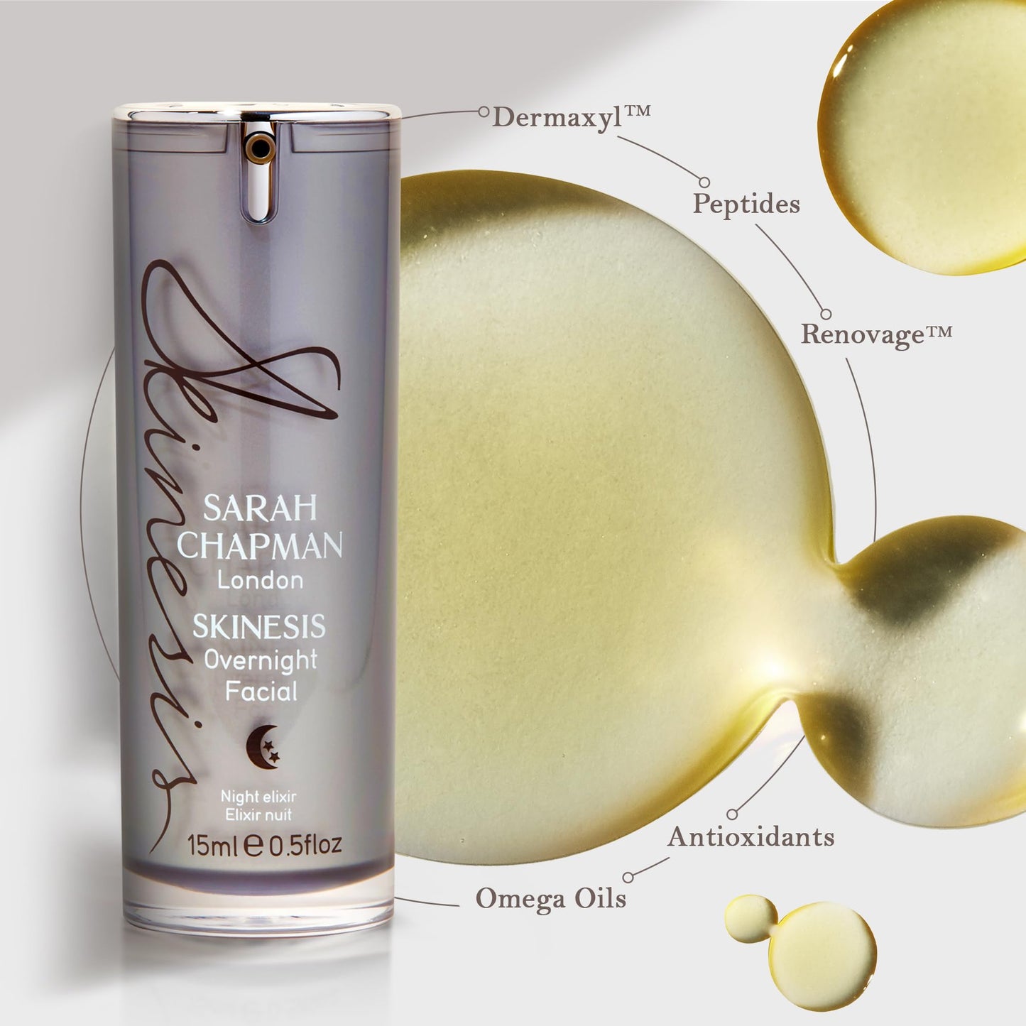 Sarah Chapman Skinesis Overnight Facial, 15 ml