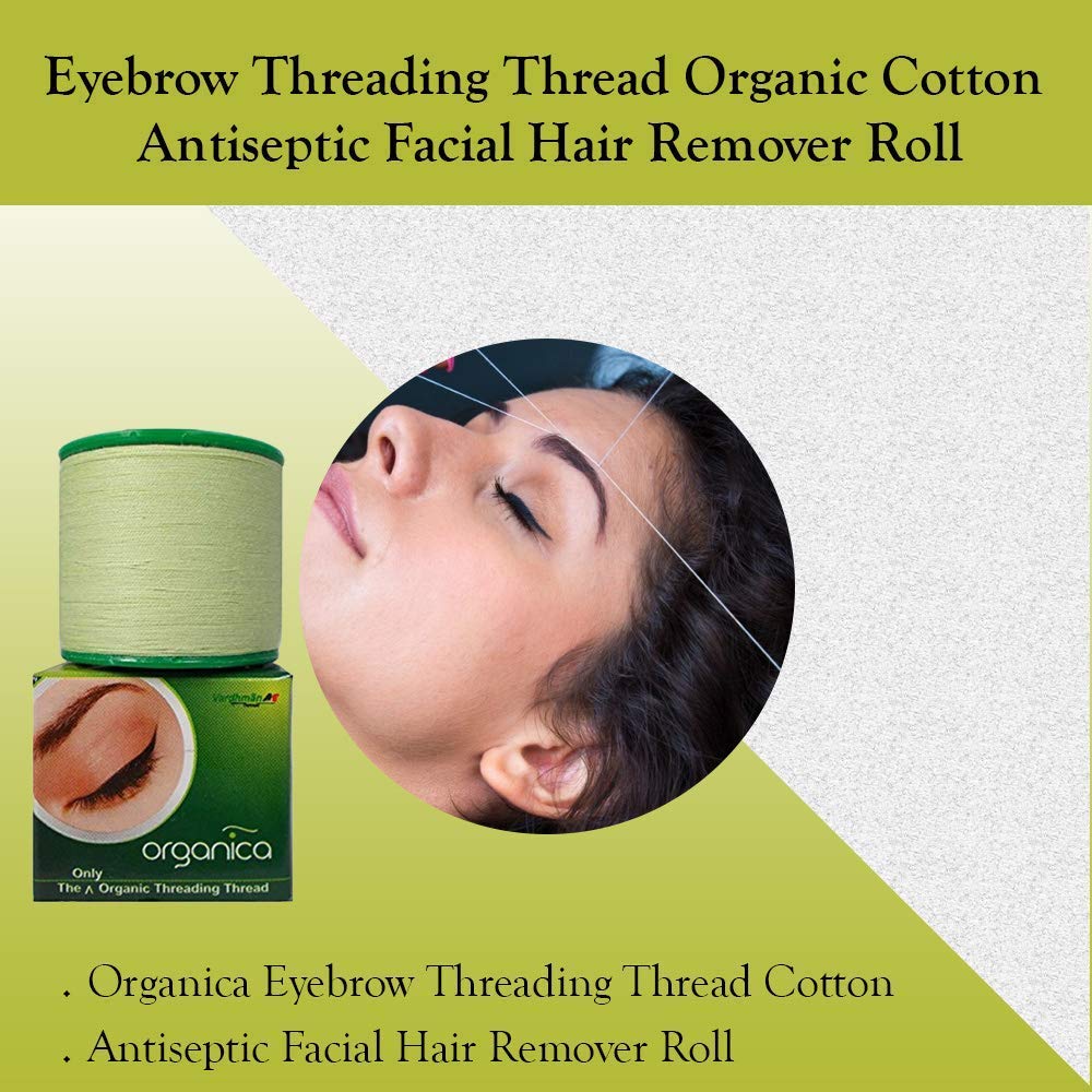 Exportmall 2 x Organica Face & Eyebrow Threading Thread Organic