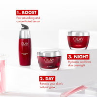 Olay Regenerist Whip Light As Air Anti-Ageing Moisturiser For Firmer Skin With SPF30, Hyaluronic Acid, 50 Ml
