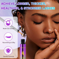 herlosfeel Eyelash Serum Lash Growth Enhancer: Advanced Natural Formula for Long Thickening Eyelashes