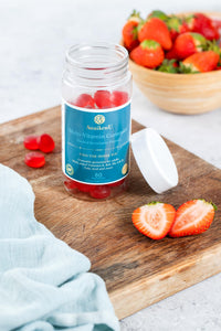 AwaikenU Multivitamin Gummies for Adults- Strawberry Flavour- 60 Gummies- Essential Vitamins and Minerals-