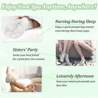 CGBOOM 3 Pack Foot Peel Mask Exfoliating Foot Mask Feet Peeling Socks Foot SPA Treatment for Baby Soft Feet Hard Dead Skin Remover Callus Repair Rough Cracked Heels (Tea Tree)