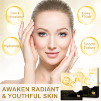 Generic Advanced Snail Mucin Glass Glow Hydrogel Mask, Collagen Face Masks Skincare, Collagen Night Wrapping Mask, Snail Mucin Korean Skincare (8 PCS)