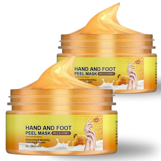 IZBEAUVO Hand And Foot Peel Mask Honey for Cracked Heels and Dry Skin Deep Moisturizing