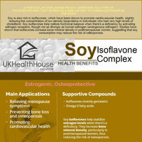 Super Strength Soy Isoflavones Complex Capsules 500mg x 180 - Menopause