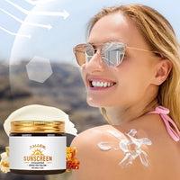 TBeautfave Beef Tallow Sunscreen SPF 50+, Grass Fed Beef Tallow for Face Sun Cream SPF 50,Body & Face Sunscreen for Dry Sensitive Skin, Lightweight, Non Greasy, Unscented, 60g