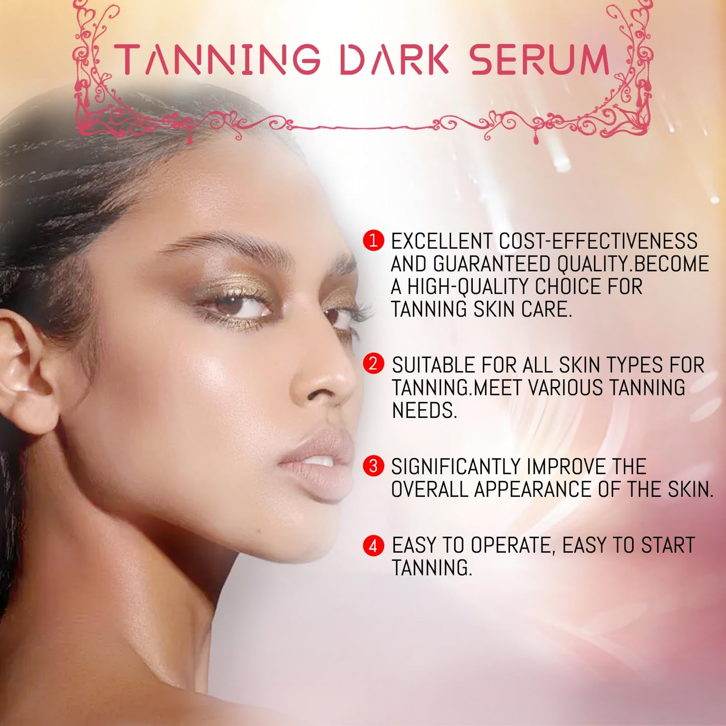 Ninnyi Sunless Tanning Drops, Naturally Boost Melanin Drops, Enhancing Your Natural Skin Tone