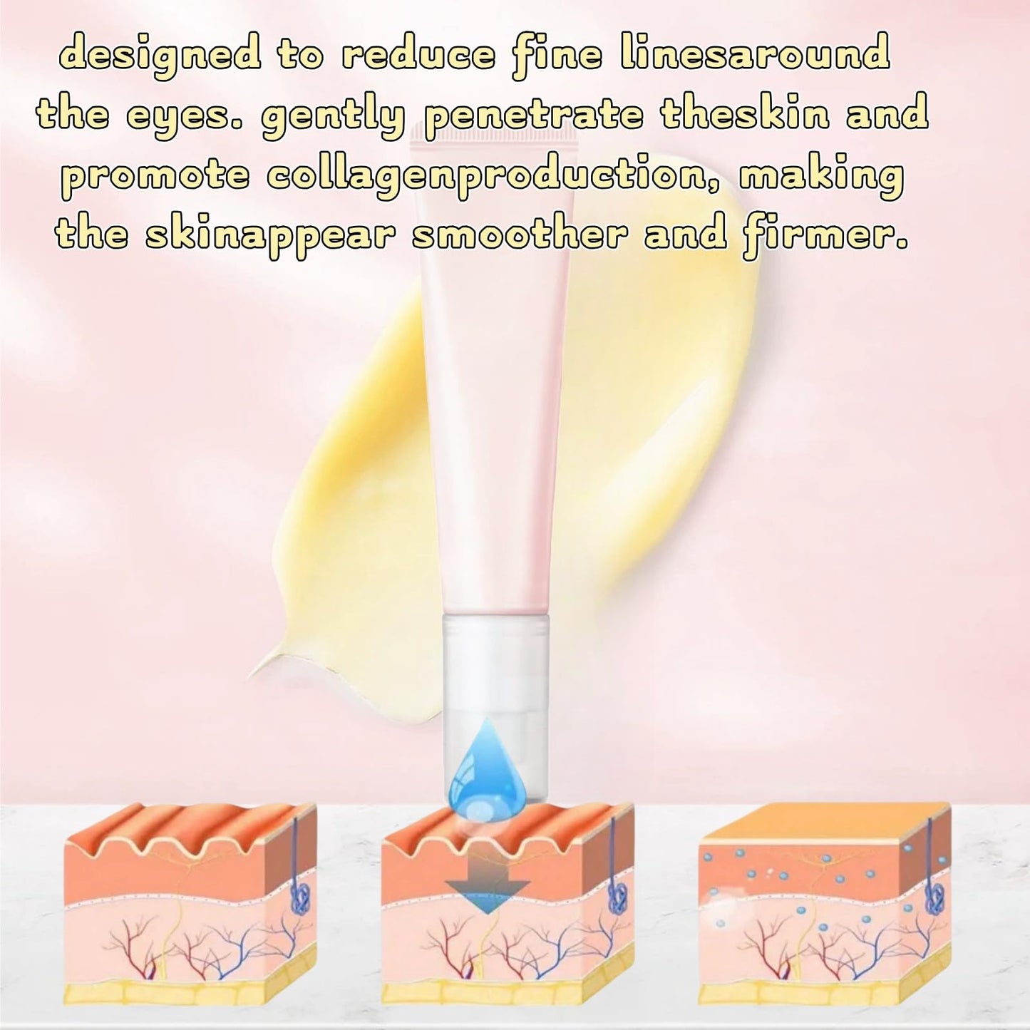 Oumun Eye Serum: Ginseng + Retinal,Eye Cream Anti Wrinkle,Under Eye Serum,Korean Eye Cream for Dark Circles and Puffy Eyes,AntiAging Under Ey-e Crea-m,Firming Ey-e Cr-eam,Ey-e Bag Remover Firming&Tightening