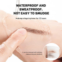 Wormeer Magic Eyebrow Pencil & Brow Pen - Waterproof, Smudge-Proof & Transfer-Proof Eyebrow Pen for Natural Defined Brow Bencil (Brown)
