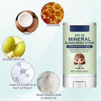 2 PCS Sun Stick SPF 50 Face Waterproof Sunblock Stick Roll on Sunscreen for Kids Against UVA & UVB All Day Long-Lasting Protection Travel Sunscreen for All Skin Types 15g