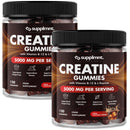 supplmnt. Creatine Gummies 5000mg 120ct Max Strength Muscle Growth/Recovery Supplements for Men & Women Creatine Monohydrate, B12 & L-Taurine Vegan, 2 Months Supply, Cola & Cola