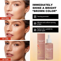 Xunzhi Sunless Tanning Drops,Tanning Drops,Body Face Ta/nning D/rops,D/rops to Naturally Boost Melanin,Enhancing Your Natural Skin Tone and Give Skin A Healthy,Bronzing Dr/ops,Gradual Tan Moisturiser,60ml