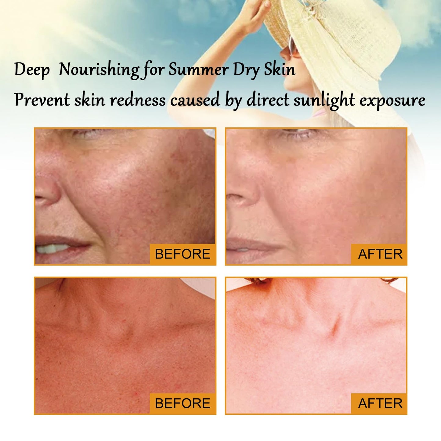 DMQ Rice Sunscreen,Organic Sunscreen SPF50,Face &Body Sun Cream,Strong Sun Protection Sun Lotion with Rice Extracts,Refreshing Body Suncream,Non-Greasy & Breathable,Moisturiser Sunscreen for Oily Skin-40g