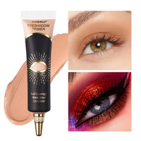 OKAQEE Eyeshadow Primer - Cream Eye Primer - Eye Base for Long Lasting Eye Makeup - Cream Colorful Eyeshadow Base for Eyelid - Matte Full Coverage Concealer Makeup for Mature Skin (02 MEDIUM)