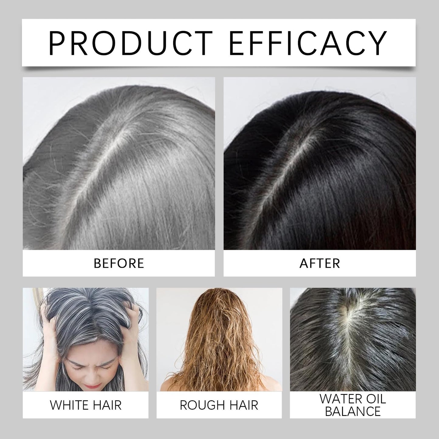 Polar Hair Dye Shampoo,Hair Care Instant Dye Shampoo,3 in 1 S/hampoo for Color Treated Ha/ir,Ha/ir Dy/e Shamp/oo Women,H/air Colour Sh/ampoo,Natural H/air D/ye Sh/ampoo,Colouring Sham/poo,Black