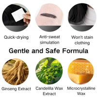 SHEBEEDO Safe and Convenient Hair Dye Comb, 2 in 1 Instant Black Hair Colour Root Touch-Up Stick with Comb Applicator for Gray Coverage,Safe and Convenient Portable Hair Dye Brush Applicator for Women & Men