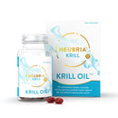 NEUBRIA Superior Krill Oil Capsules- Sustainable Omega 3 Source (318mg per Serving) - High Levels of EPA and DHA, 60 Easy to take Soft Capsules (30 Day Supply) – Non-GMO - by Neubria