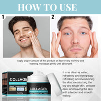 Men's Skin Tightening Face Cream - Anti Aging Moisturizer to Reduce Fine Lines and Wrinkles, Anti Wrinkle Skincare for a Smoother, Youthful Appearance, Face Cream Moisturiser for Men