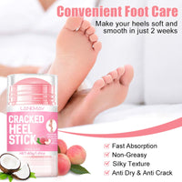 Cracked Heel Repair Stick Foot Cream with Peach Scent Heel Balm Stick Peach Foot Moisturiser Cream for Dry Cracked Feet Knees Hands Elbows Foot Care for Men and Women 40g