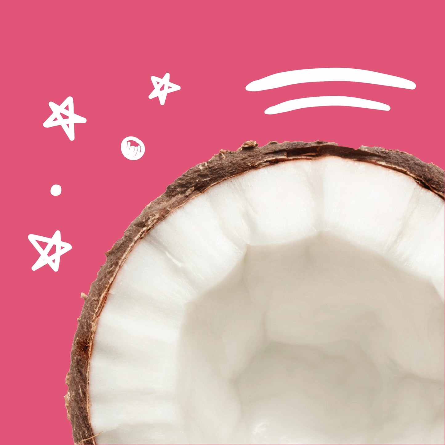 Bear Fruits Coconut Hair Mask & Reusable Shower Cap, Stocking Filler, Secret Santa Gift for Women, For Dry, Damaged Hair, 20ml, Gifts for Women / Teens