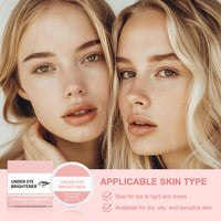 LUMKMAS Under Eye Brightener, Under Eye Colour Corrector Anti-aging Eye Concealer for Dark Circles, Spot and Blemish, Full Coverage Eye Primer Long Lasting Eye Highlighter Foundation