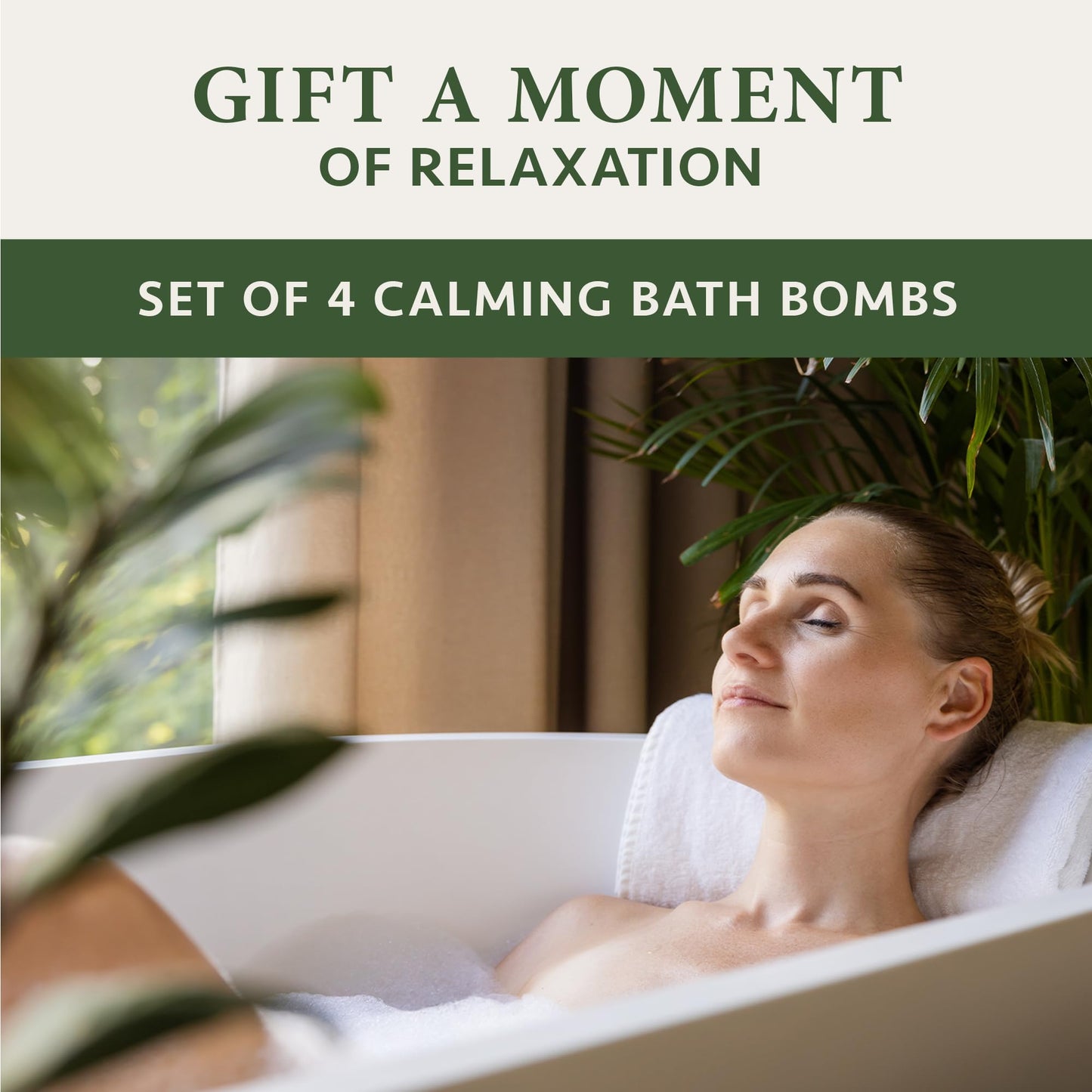 Christmas Gifts for Women - 4Pcs Bath Bombs Gift Box - Hand Made with Essential Oil Flowers & Bio Shea Butter - Gifts for her - Gifts for Mum - Vegan Skincare by Satin Naturel