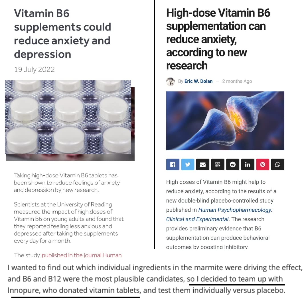 INNOPURE High Dose Vitamin B6 Tablets 100mg - One-A-Day Easy to Swallow Tablet - 4 Month Supply (120 Tablets) Vegan Society Approved, UK Made