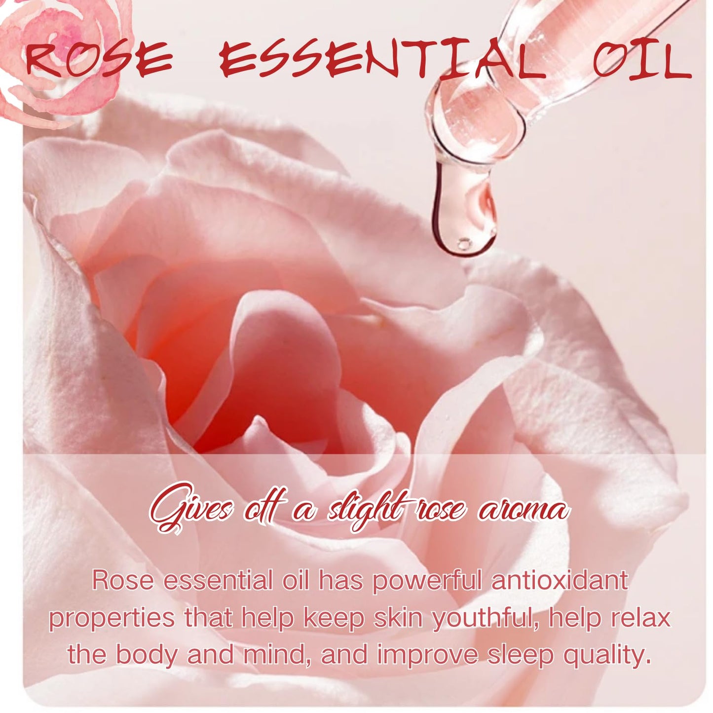 ISBEAUSOLS Vc Body Oil Gel - Body Oil for Women - Body Skin Care Oil Gel for Face,Body,Arm,Leg - Natural Vitamin C Essential Oils for Dry Skin - Hydrating Skin Care,Nourish,Watery Oil Texture (200ML, Rose)