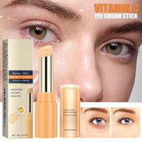 NatrLuxe Vitamin C Eye Cream Stick,Under Eyes Cream For Dark Circles And Puffy,Glow Balm, Lift The Skin Around The Eyes & Tighten Eye Bags, Firming Stick For All Skin Types, Women/Men