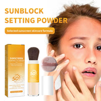 Asheyya 2 Pcs Scalp SPF Powder, SPF 50 Powder Sunscreen for Face, Natural Matte Lasting Breathable, All Skin