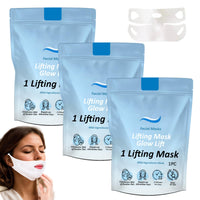 Bisienya V Line Face Lifting Chin Mask,Chin Lift Mask Face,Nourishes The Skin Lifts and Tightens Gentle, Safe and Comfortable Care Suitable for Both Men and Women