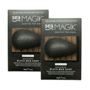 (2 Pack) - Dead Sea Spa Magik - Black Mud Soap | 100g | 2 PACK BUNDLE