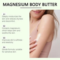 Generic Oasis Neuropathy Cream, 4oz Magnesium Body Butter, Soothing Skin Discomfort, Repair Damaged Skin, Deeply Moisturizes, Keep Soft Smooth, Suitable for All Skin Types (1)
