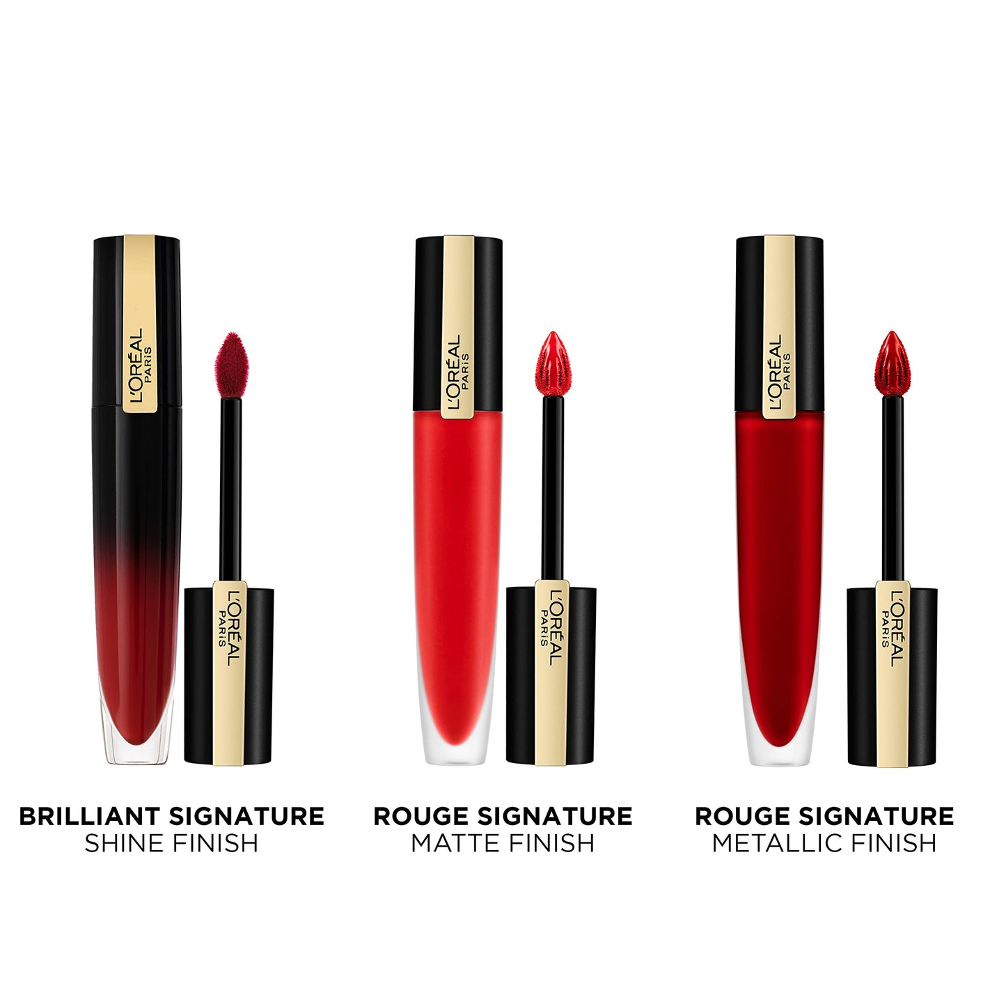 L'Oréal Paris Rouge Signature Matte Liquid Lipstick, Ultra-Matte Lip Stain, Up To 24 Hours of Colour, 7 ml, Shade: 112, I Achieve