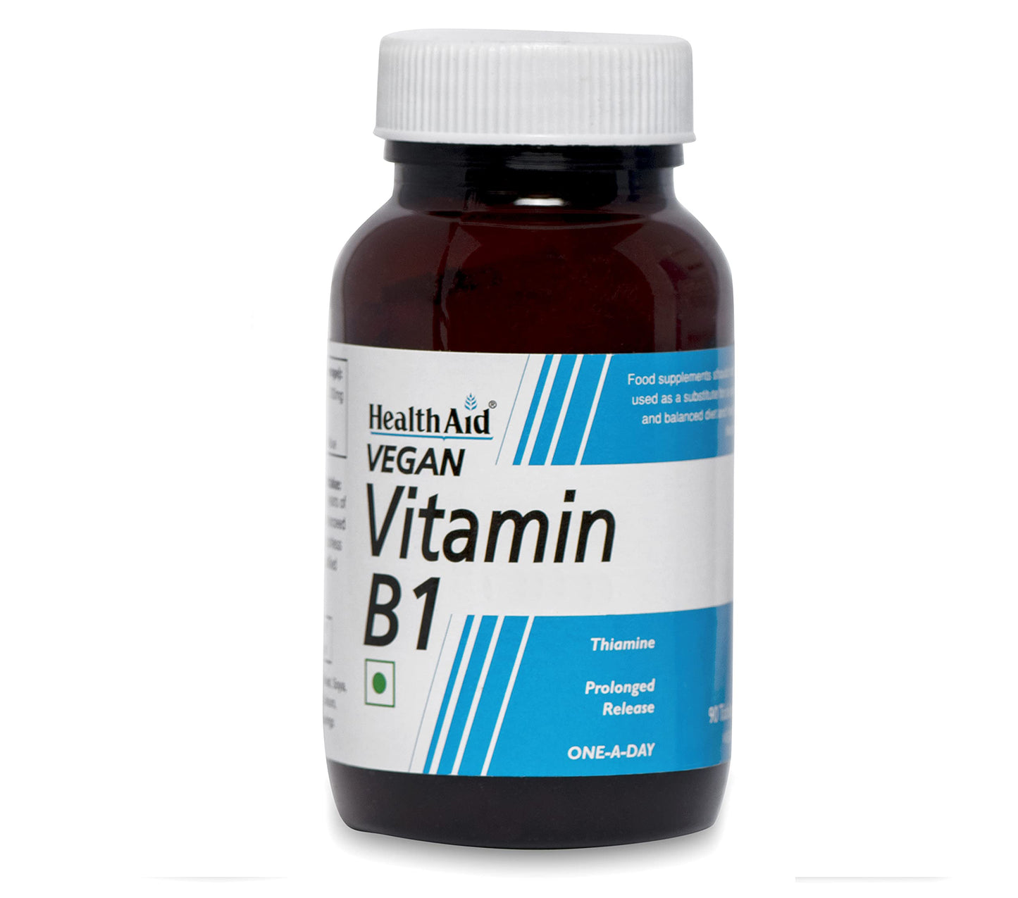 HealthAid Vitamin B1 (Thiamin) 100mg - Prolong Release - 90 Tablets