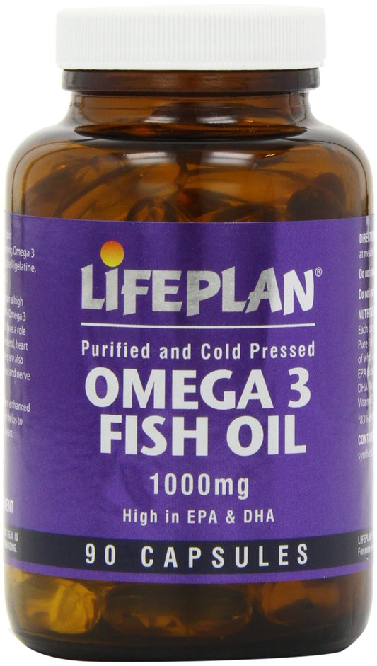 Lifeplan Omega 3 Fish Oil 1000mg 90 Capsules