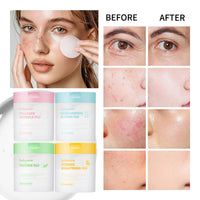 IZBEAUVO Vitamide Brightening Toner Pads, 80 Toner Face Wipes - Vegan Face Hypoallergenic Face Pads With Niacinamide, Sea Buckthorn - Radiance Boost Pads For Clear, Illuminate Skin (Orange-Vitamin)