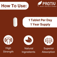 Protiv Selenium ACE 365 Tablets - Daily Supplement with Vitamins A, C & E - Antioxidant Immune Support - UK Manufactured to GMP Standards