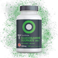 Transforme Glucosamine Sulphate 1000mg 365 Tablets, 2KCl, Vegetarian, Vegan, 1 Year Supply, Gluten Free