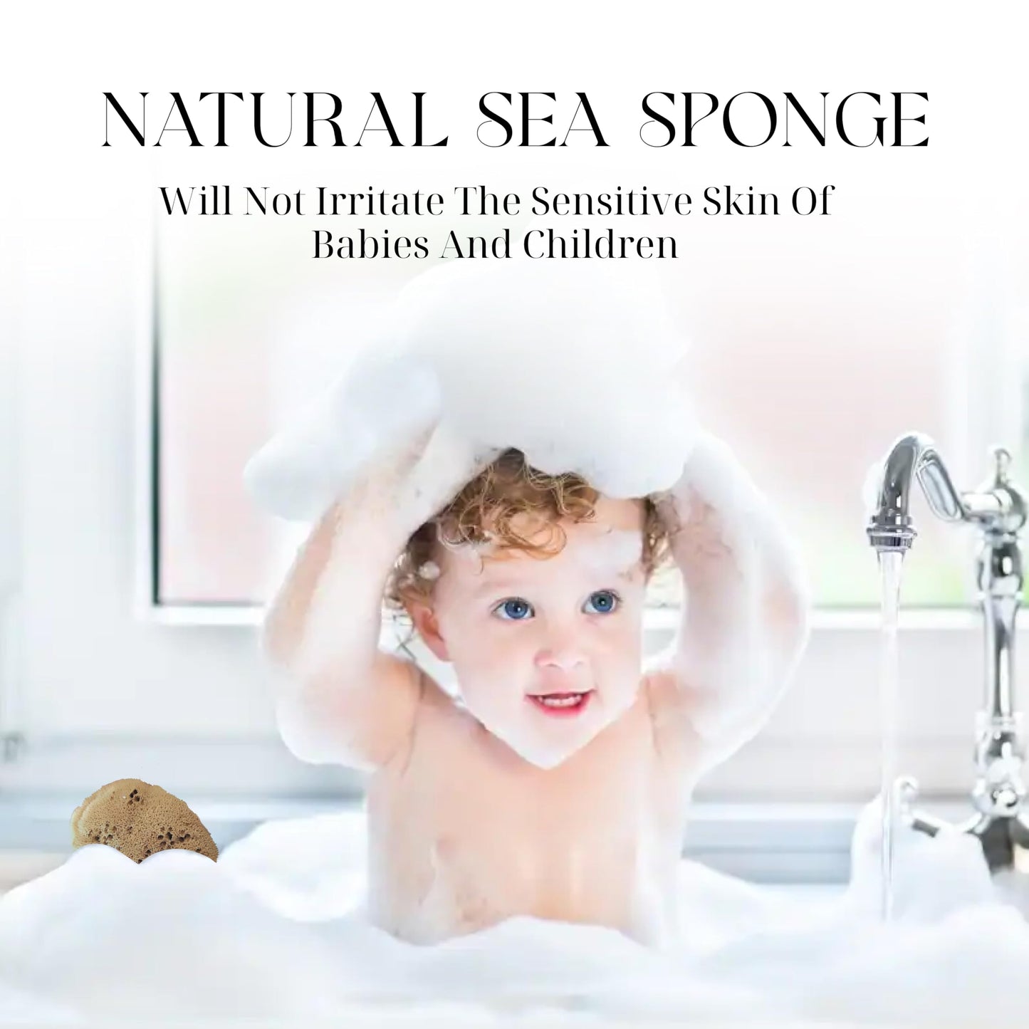 Natural Sea Sponge - Silk Luxuriously Soft Unbleached Bathing Sponge with Super High Absorbancy for All Skin Types (4-4.5"/10-11cm, Pack of 4)