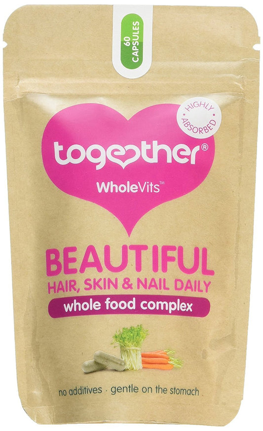 (4 Pack) Together Hair Skin and Nail Daily Complex | 60 Vegcaps | 4 PACK BUNDLE