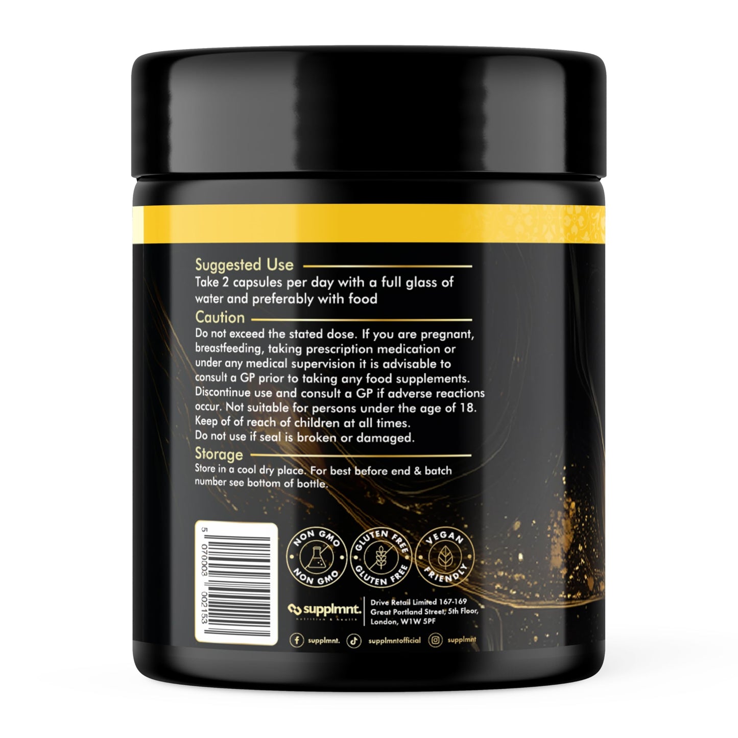 supplmnt. Ashwagandha KSM-66, Lions Mane & Vitamin B6 Capsules - High Strength 2000mg KSM-66 Ashwaghandha Root Extract & Lions Mane Mushroom with Vitamin B6 2-120 Vegan Capsules with Black Pepper - 2 Months