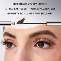 HERBINSOLS Brown Mascara for Older Women - Telescopic Mascara Waterproof - Hypoallergenic Mas-cara for Sensitive Eyes - Primelash mascara for Mature Women with Thinning Lashes