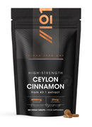 ALPHA01 Cinnamon Extract 6000mg - Standardised 15% Polyphenols from 43:1 Cinnamon Extract - 180 Vegan Tablets (6 Months Supply) – Resealable and Recyclable Pouch by Alpha01