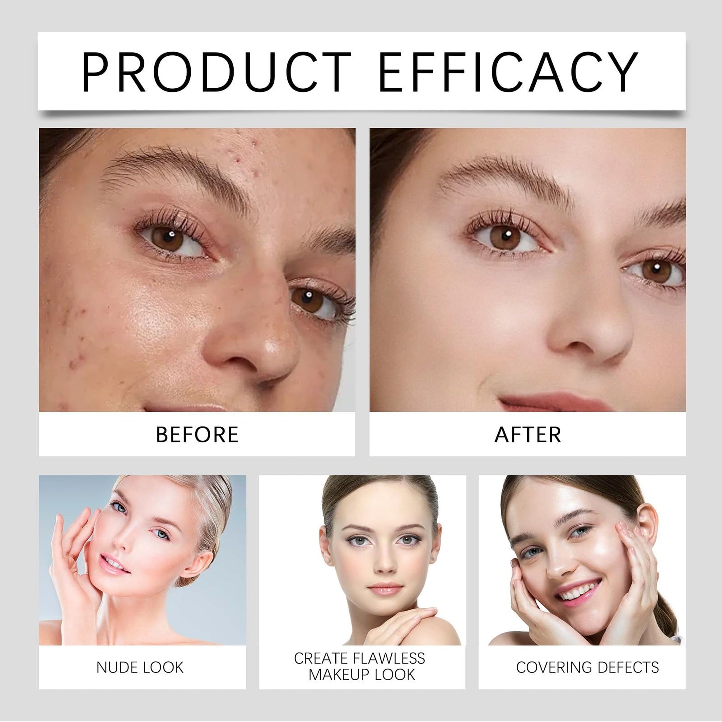 Beauty Balm Serum Boosted Skin Tint,Balm Foundation,Serum-Boosted Beauty B/alm Foundation Stick,F/oundation Stick,Makeup F/oundation S/tick for Women,Tinted Moisturizer Fo/undation S/tick,#05