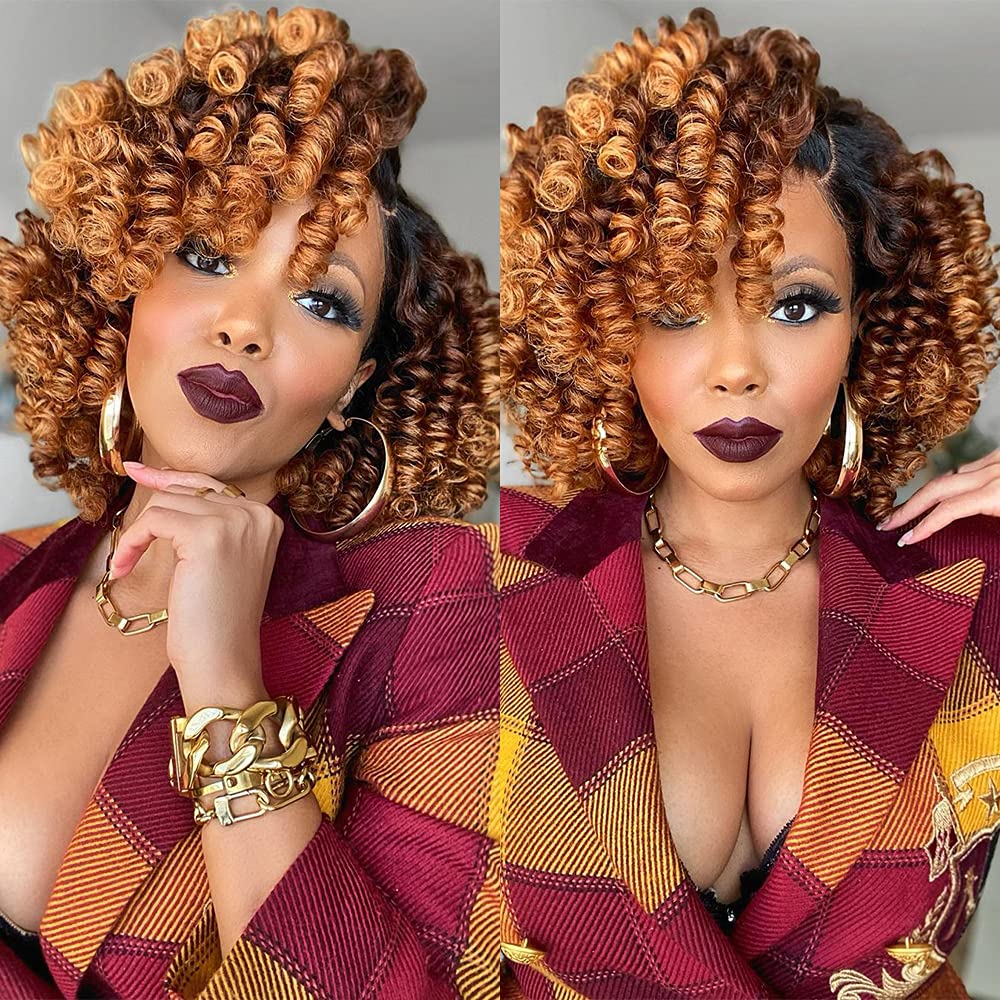 RJMBMUP Perm Rods Hair Rollers Large Long Short Hair Styling Tool Hair Curlers for Natural Hair Dark Orange Color