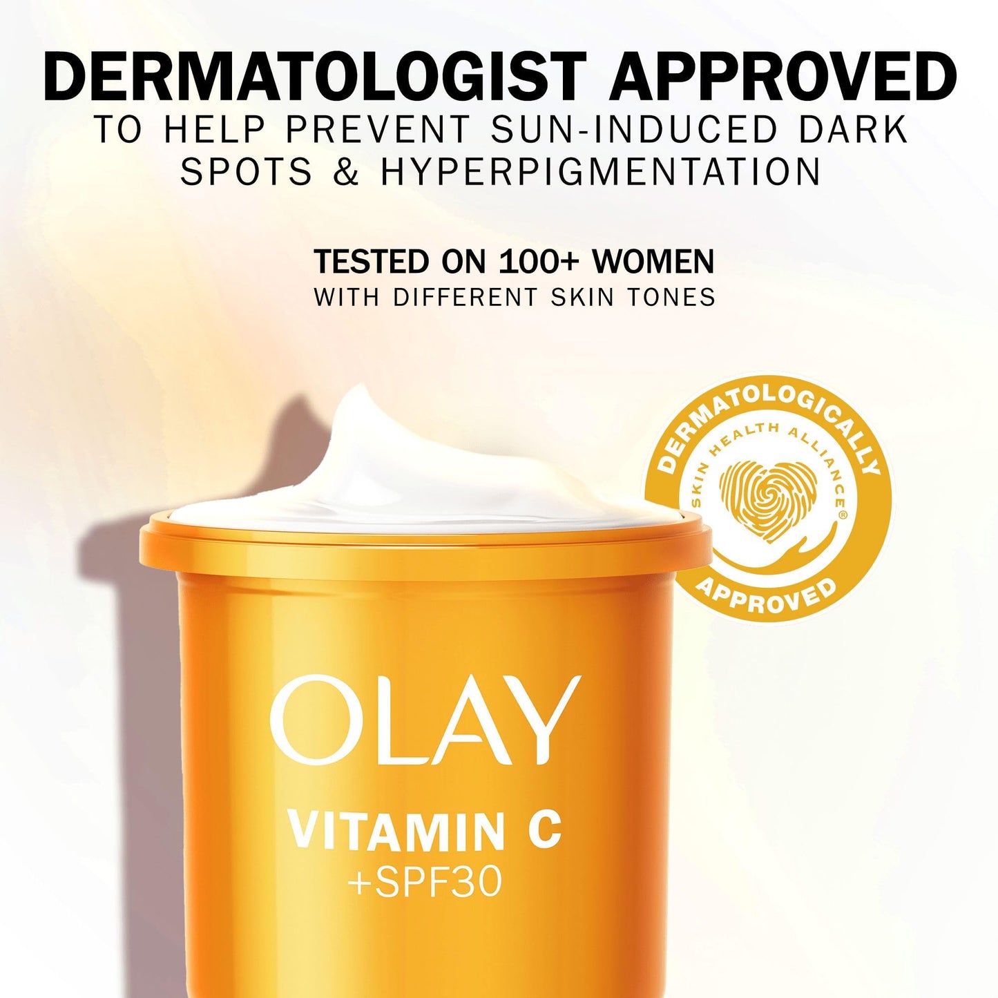 Olay Vitamin C Face Moisturiser Day Cream SPF 30 REFILL, Skincare with Niacinamide 99% Purity, Antioxidant Vitamin E. Brightening Skin Care: Anti-Dark Spot Action, Evens, Hydrates. Non-greasy, 50ml